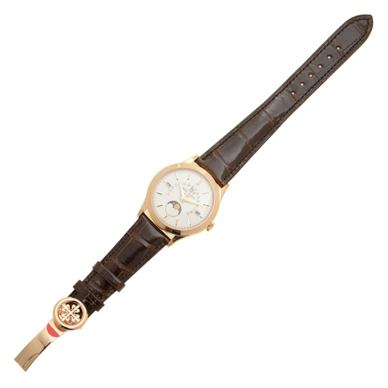 Patek Philippe Grand Complications Silvery Opaline Dial 18K Rose Gold Men's Watch #5496R-001 - Watches of America #3