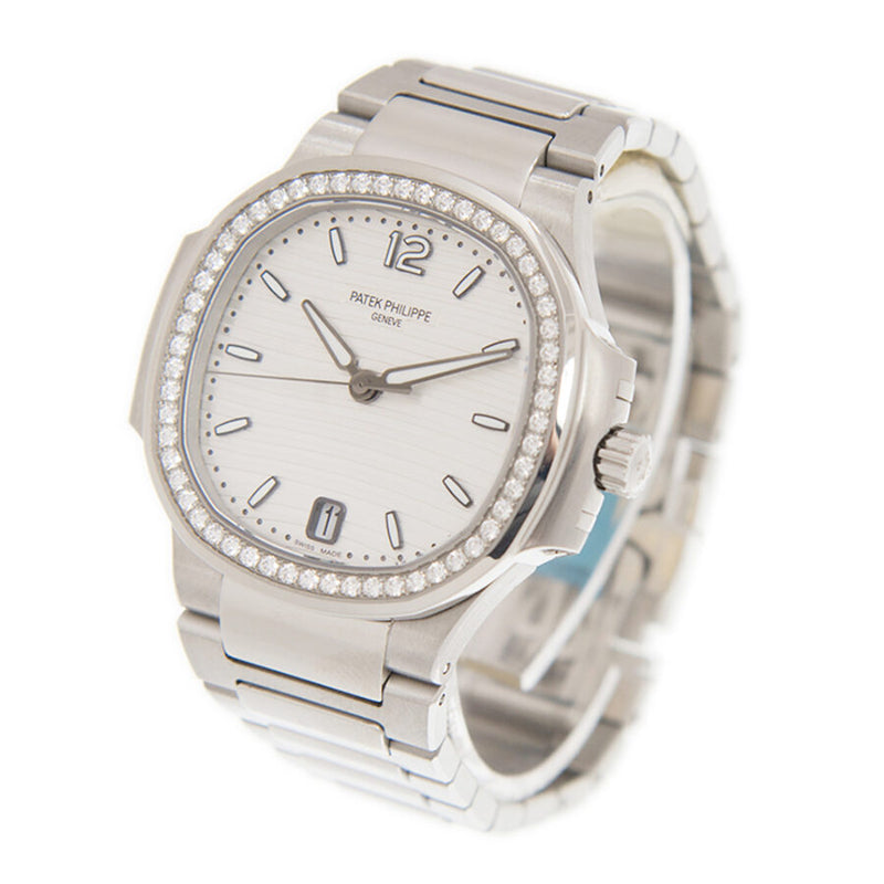 Patek Philippe Nautilus Automatic Diamond Silver Dial Unisex Watch #7118-1200A-010 - Watches of America #4