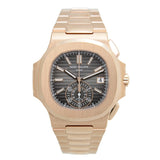 Patek Philippe Nautilus Black Dial 18kt Rose Gold Chronograph Automatic Men's Watch #5980-1R-001 - Watches of America #3