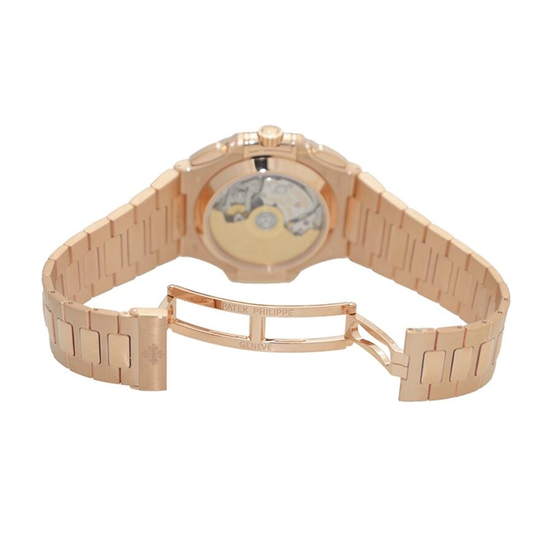 Patek Philippe Nautilus Black Dial 18kt Rose Gold Chronograph Automatic Men's Watch #5980-1R-001 - Watches of America #6