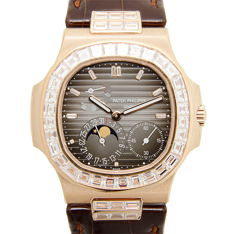 Patek Philippe NAUTILUS Black Dial Unisex Watch #5724R-001 - Watches of America #2