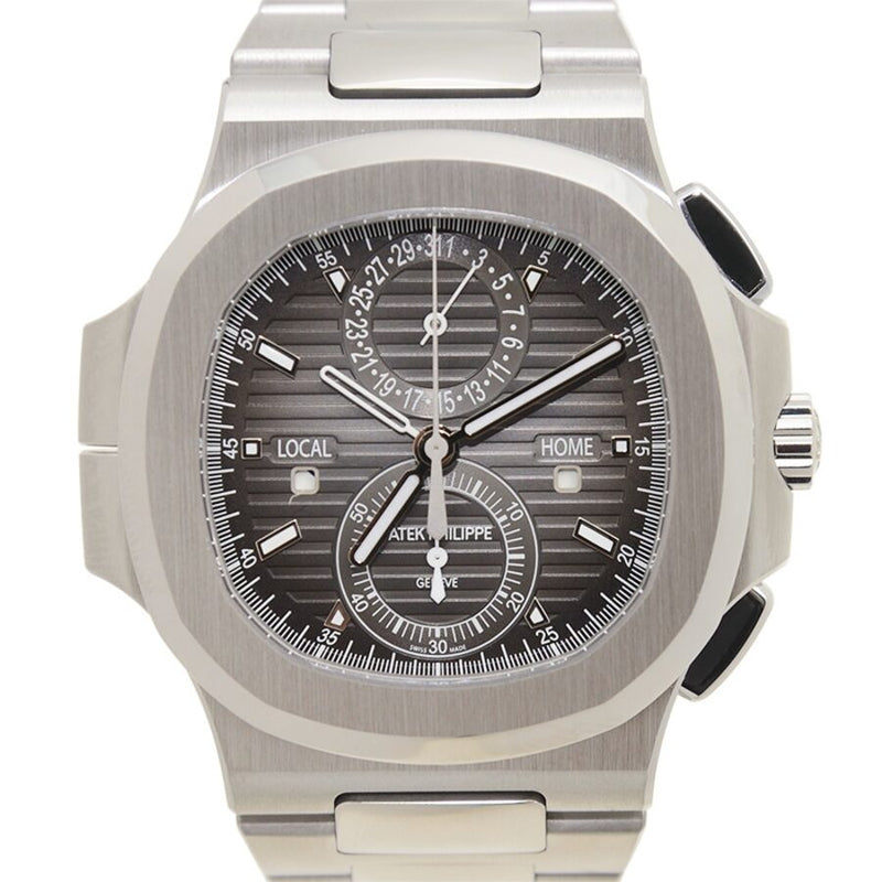 Patek Philippe Nautilus Travel Time Chronograph Stainless Steel Automatic Men's Watch #5990-1A-001 - Watches of America #3
