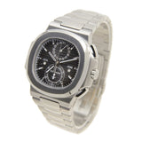 Patek Philippe Nautilus Travel Time Chronograph Stainless Steel Automatic Men's Watch #5990-1A-001 - Watches of America #4