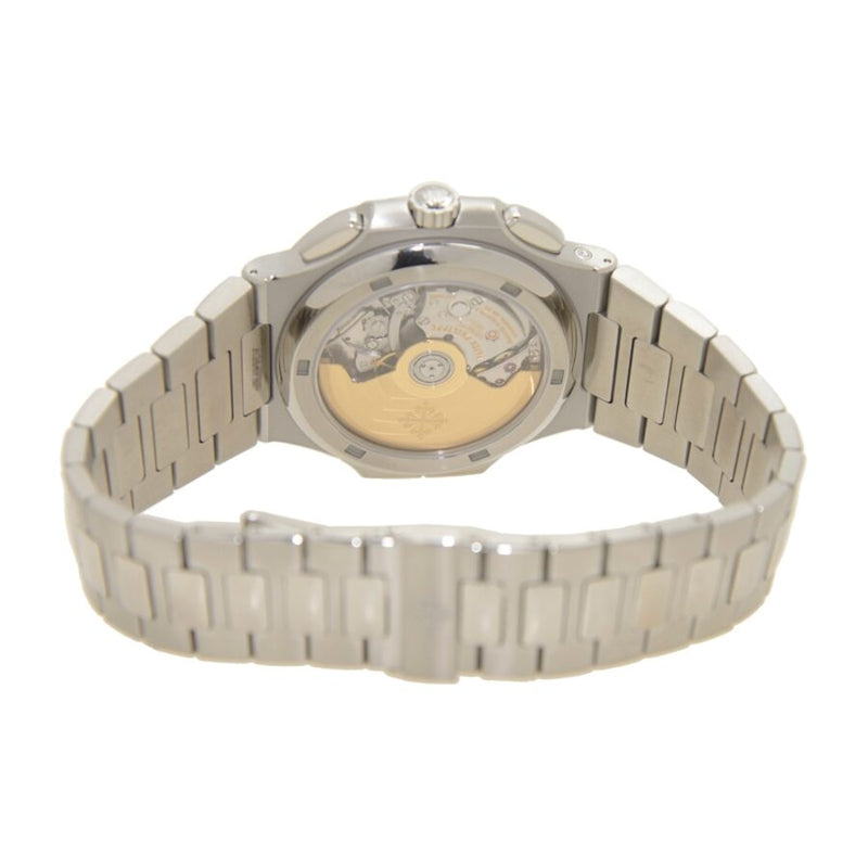 Patek Philippe Nautilus Travel Time Chronograph Stainless Steel Automatic Men's Watch #5990-1A-001 - Watches of America #5