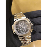 Patek Philippe Nautilus Travel Time Chronograph Stainless Steel Automatic Men's Watch #5990-1A-001 - Watches of America #7