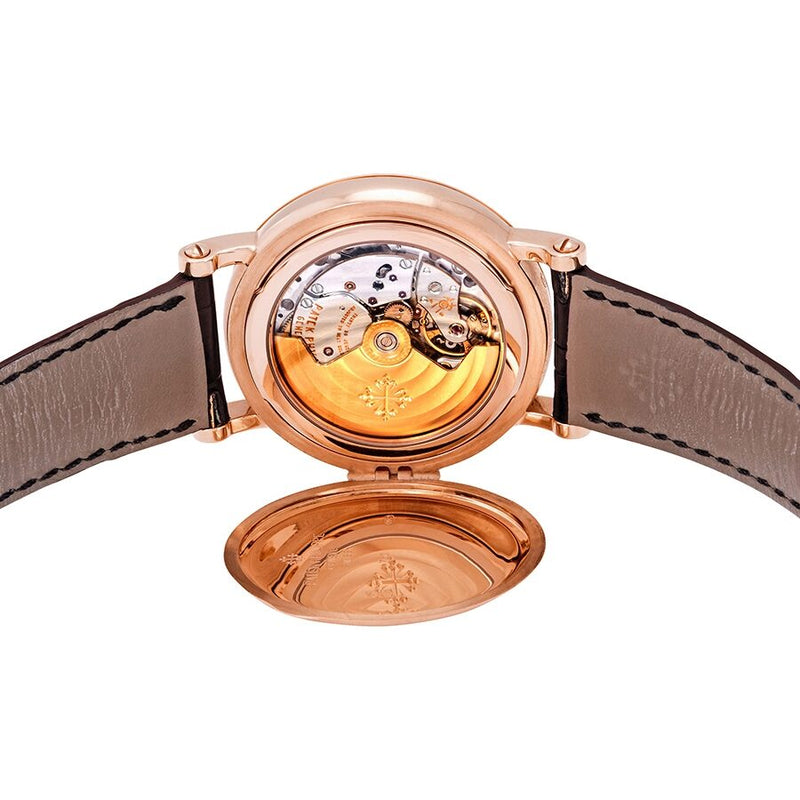 Patek Philippe Perpetual Calendar 18kt Rose Gold Brown Leather Men's Watch #5159R-001 - Watches of America #4