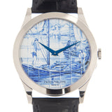 Patek Philippe Rare Handcrafts Automatic Blue Dial Watch #5089G-062 - Watches of America #2