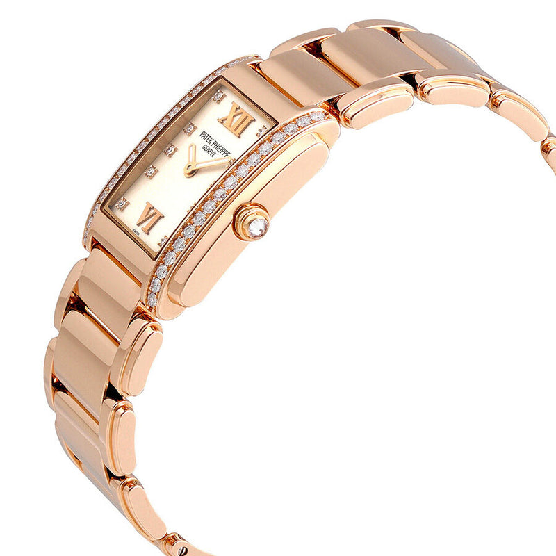 Patek Philippe Twenty-4 18kt Rose Gold Ladies Diamond Watch #4910-11R-011 - Watches of America #2