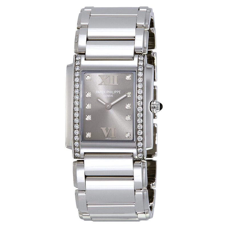 Patek Philippe Twenty~4 'Eternal Gray' Dial Ladies Watch #4910/10A-010 - Watches of America