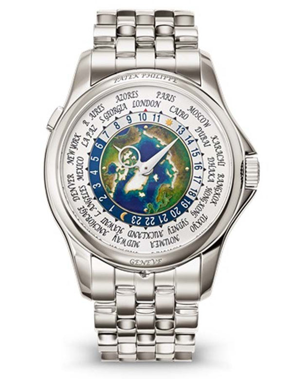 Patek Philippe World Time Automatic Blue Dial Men's Watch #5131/1P-001 - Watches of America