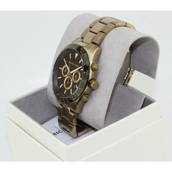 Michael Kors MK8783 Reloj cronógrafo de cuarzo con esfera negra para hombre MK8783