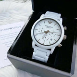 Emporio Armani Luigi White Dial Men's Watch AR1499