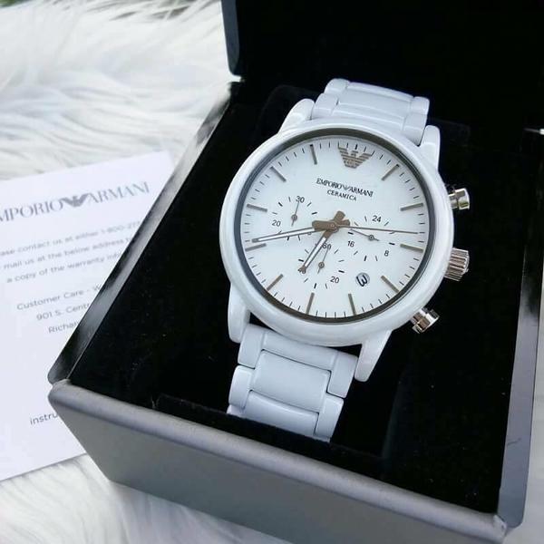 Emporio Armani Luigi White Dial Men's Watch AR1499