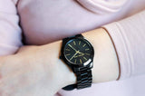 Michael Kors Slim Runway Black Ion-plated Unisex Watch MK3221 - Watches of America #5