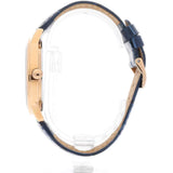Guess Blue Dial Leather Strap Watch W0496G4 - Watches of America #4