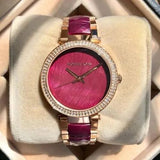 Michael Kors Parker Burgundy Women's Watch MK6412 - Watches of America #3