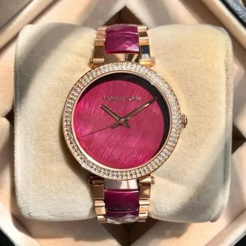 Michael Kors Parker Burgundy Women's Watch MK6412 - Watches of America #3