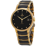 Rado Automatic Diamond Black Dial Unisex Watch #R30079762 - Watches of America