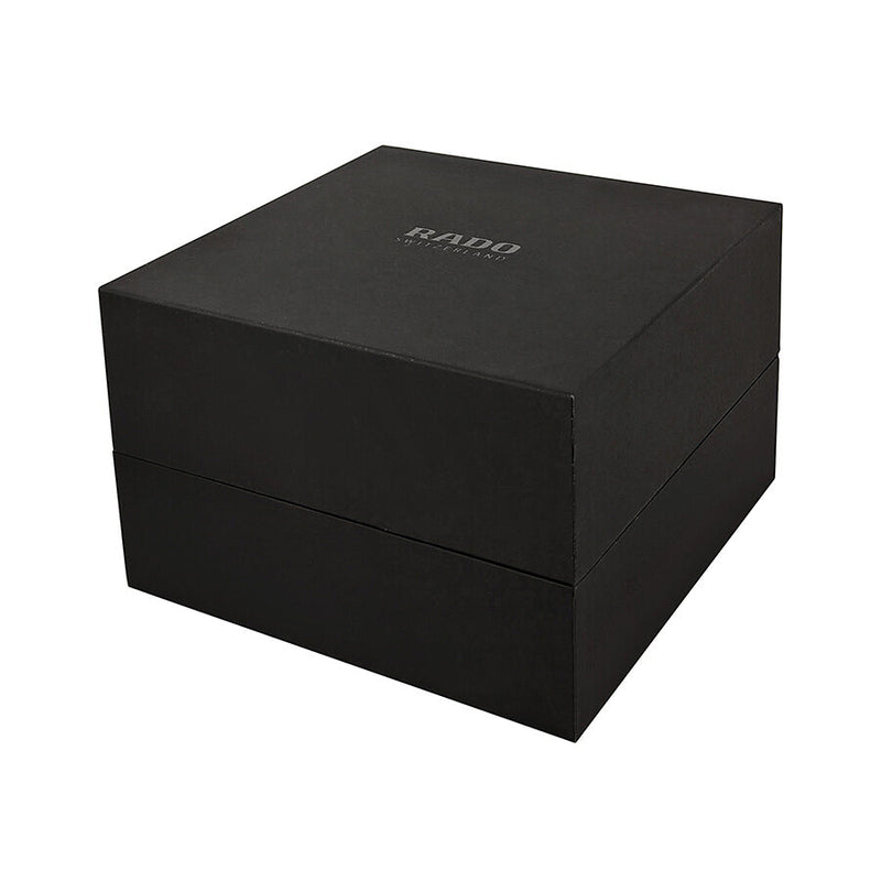 Rado Centrix Automatic Black Dial Yellow Gold-Plated Stainless Steel Men's Watch #R30279153 - Watches of America #4