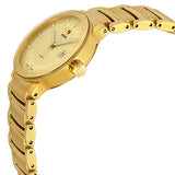Rado Centrix Automatic Gold Dial Yellow-Gold Plated Stainless Steel Ladies Watch #R30280253 - Watches of America #2