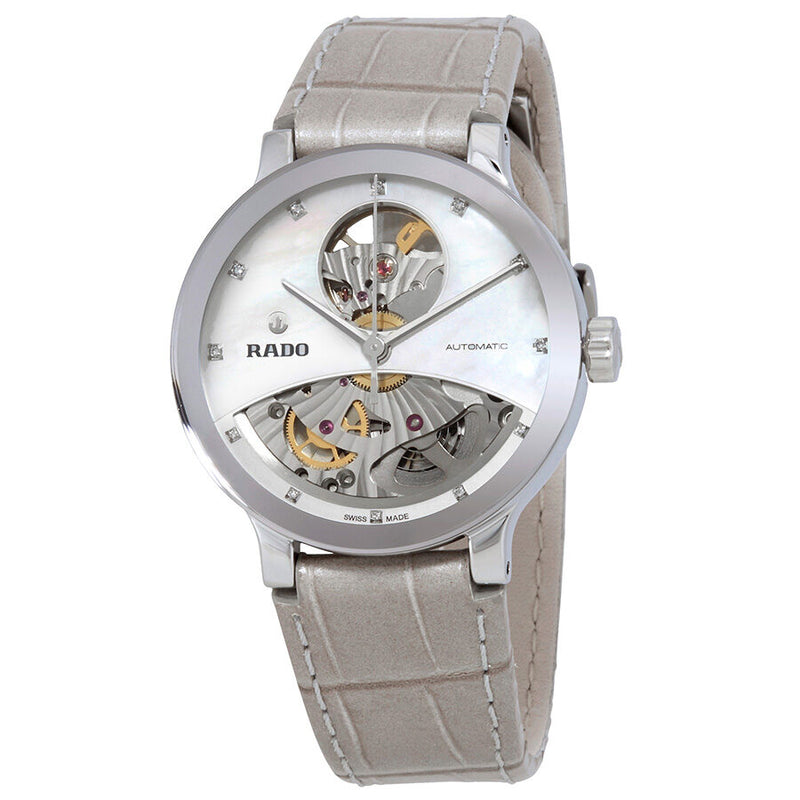 Rado Centrix Automatic Mother of Pearl Dial Ladies Watch #R30245905 - Watches of America