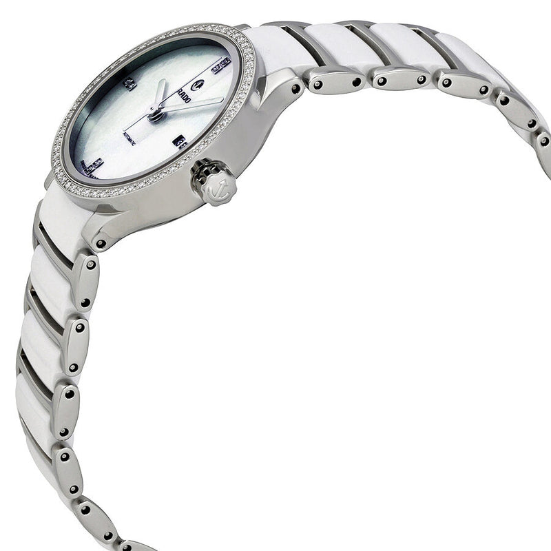Rado Centrix Automatic Mother of Pearl Diamond Ladies Watch #R30160912 - Watches of America #2