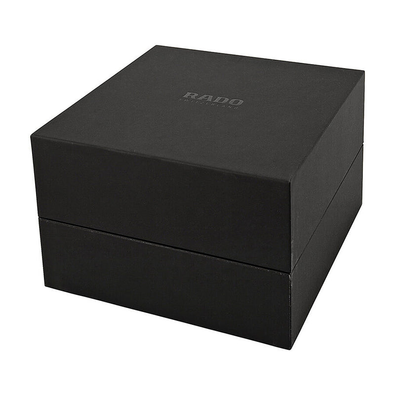 Rado Centrix Automatic Rose Gold PVD Black Ceramic Ladies Watch #R30954152 - Watches of America #4