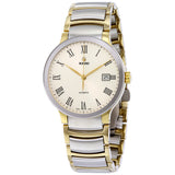 Rado Centrix Automatic White Dial Two-tone Men's Watch #R30529013 - Watches of America