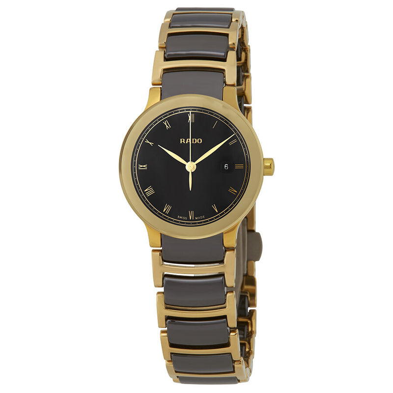 Rado Centrix Black Dial Ladies Watch #R30528152 - Watches of America