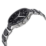 Rado Centrix  Chronograph Black Ceramic and Steel Men's Watch #R30130152 - Watches of America #2
