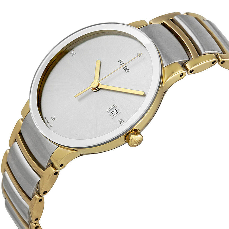 Rado Centrix Jubile Silver Dial Two-tone Men's Watch #R30931713 - Watches of America #2