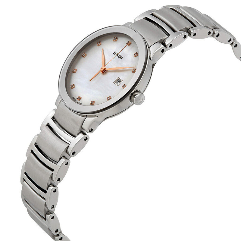 Rado Centrix Mother Of Pearl Diamond Dial Ladies Watch #R30928913 - Watches of America #2