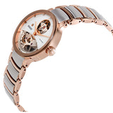 Rado Centrix Open Heart Automatic Silver Skeleton Dial Ladies Watch #R30248012 - Watches of America #2