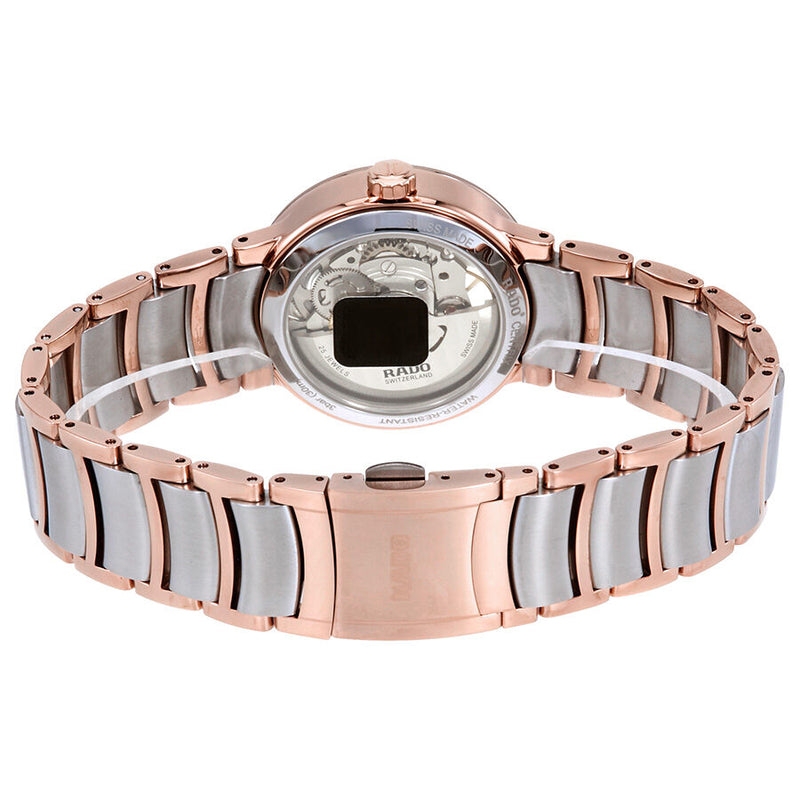 Rado Centrix Open Heart Automatic Silver Skeleton Dial Ladies Watch #R30248012 - Watches of America #3