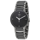 Rado Centrix Quartz Black Dial Black Ceramic Unisex  Watch #R30934712 - Watches of America