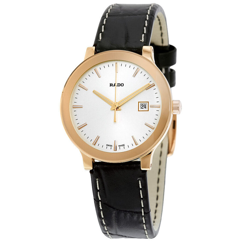 Rado Centrix Silver Dial Quartz Ladies Watch #R30555105 - Watches of America