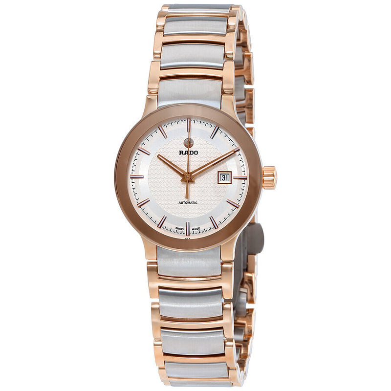 Rado Centrix Automatic Silver Dial Ladies Watch #R30954123 - Watches of America