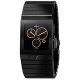 Rado Ceramica XL Chronograph Black Dial Men's Watch #R21714712 - Watches of America