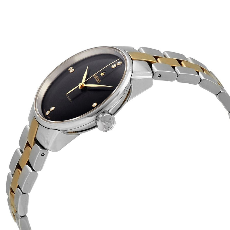 Rado Coupole Classic Automatic Black Diamond Dial Ladies Watch #R22862712 - Watches of America #2