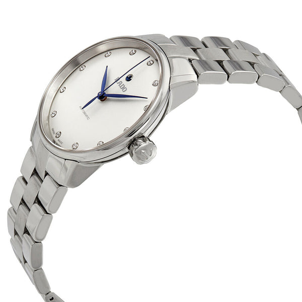 Rado Coupole Classic S Automatic Diamond Silver Dial Ladies Watch #R22862783 - Watches of America #2