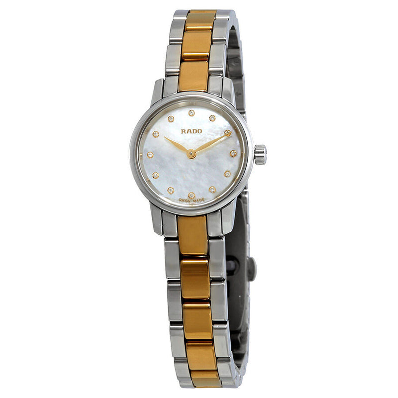 Rado Coupole Classic White Mother of Pearl Diamond Dial Ladies Watch #R22890952 - Watches of America