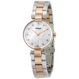 Rado Coupole Mother of Pearl Diamond Two-tone Ladies Watch #R22855924 - Watches of America
