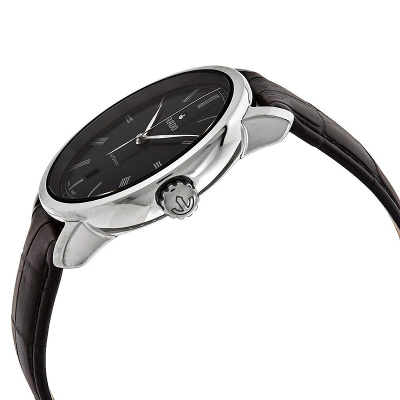 Rado DiaMaster Automatic Black Dial Men's Leather Watch #R14806156 - Watches of America #2