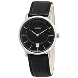 Rado DiaMaster Quartz Black Dial Ceramic Men's Watch #R14135156 - Watches of America