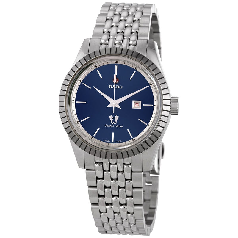 Rado Golden Horse Automatic Blue Dial Ladies Watch #R33103203 - Watches of America