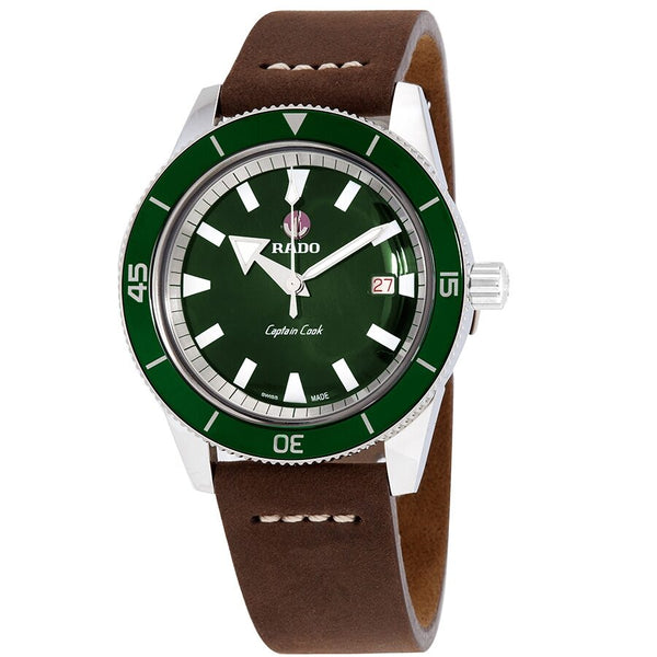 Rado Hyperchrome Captain Cook Automatic Green Dial Men's Watch #R32505315 - Watches of America