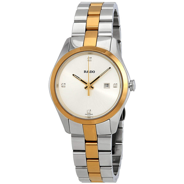 Rado Hyperchrome Diamond Silver Dial Ladies Watch #R32975702 - Watches of America