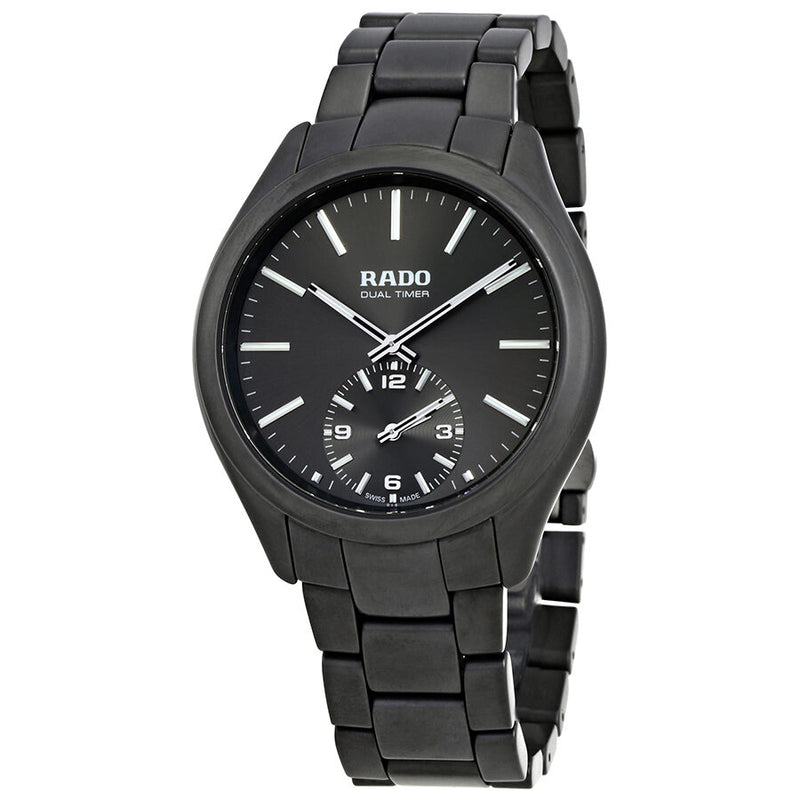 Rado HyperChrome Dual Time XL Grey Dial Men's Watch #R32103182 - Watches of America