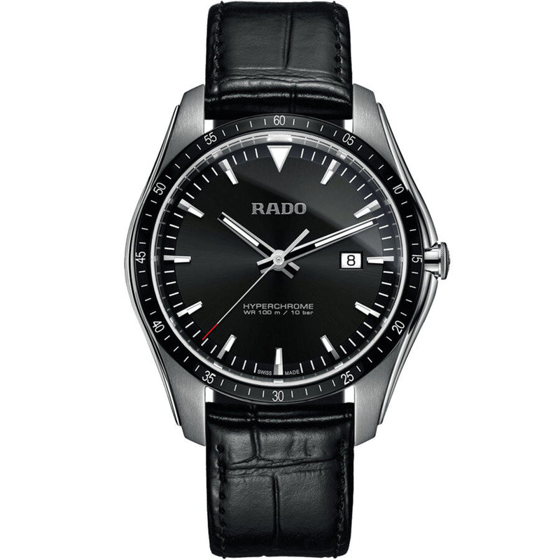 Rado HyperChrome Quartz Black Dial Men's Watch #R32502155 - Watches of America