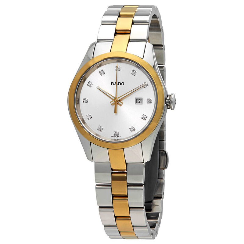 Rado Hyperchrome S Diamond Silver Dial Ladies Watch #R32975712 - Watches of America